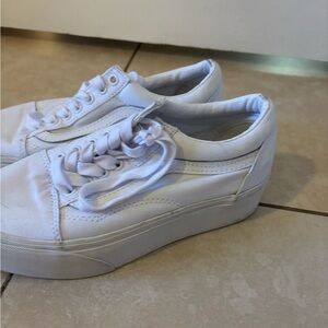 White Platform Sneakers